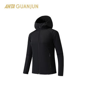 安踏（ANTA）冠军户外徒步系列 凌锋MX软壳女冬保暖摇粒绒外套162540621