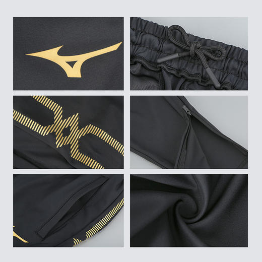 小李子Mizuno美津浓足球运动训练服装收腿裤成人男P2CD33Z3-09 商品图3