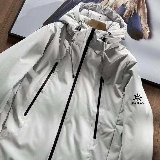 D111914胸前口袋+内里定格锁温男女同款保暖防寒棉服 商品图8