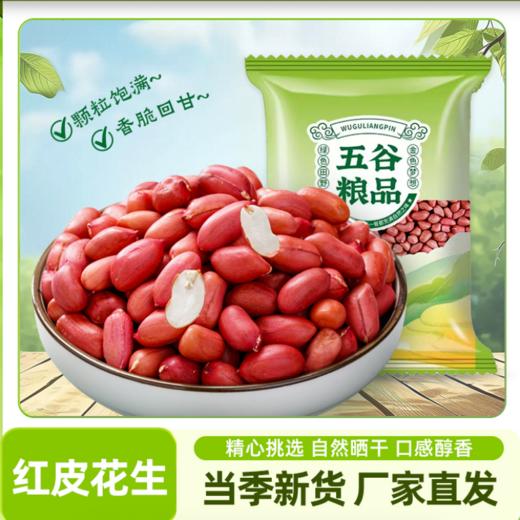豫粮优选·五谷粮品红皮花生 多规格可选 口感醇香 香酥回甘 商品图4