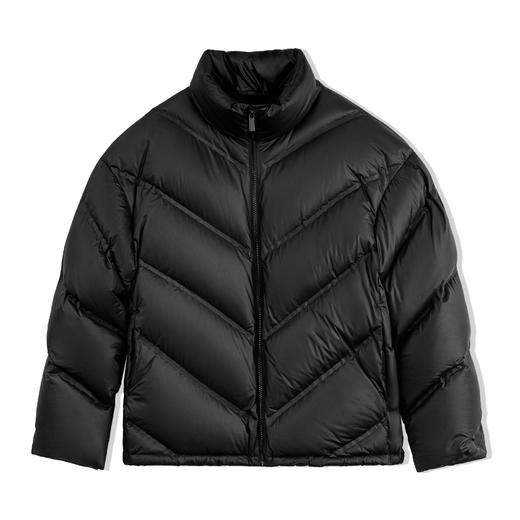 马登工装美式90白鸭绒羽绒服立领哑光短款压胶面包服保暖外套男冬 商品图4