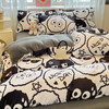 【秋冬季新款印花牛奶绒四件套】卡通风加厚保暖床单四件套 商品缩略图6
