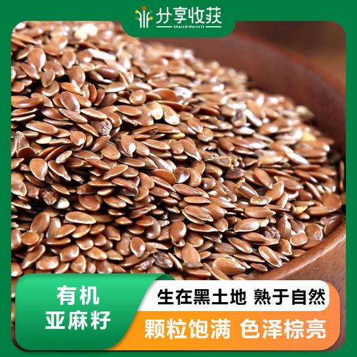 有机亚麻籽 | 生在黑土地 熟于自然 |合作生产* Organic Flaxseed 商品图0
