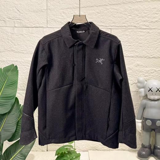 D111966男女款羊毛外套羊绒翻领商务夹克加厚保暖立领户外冲锋衣 商品图7