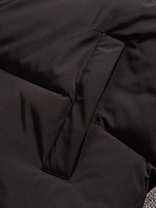 D111950黑色百搭立领设计日常通勤羽绒棉服 商品图7