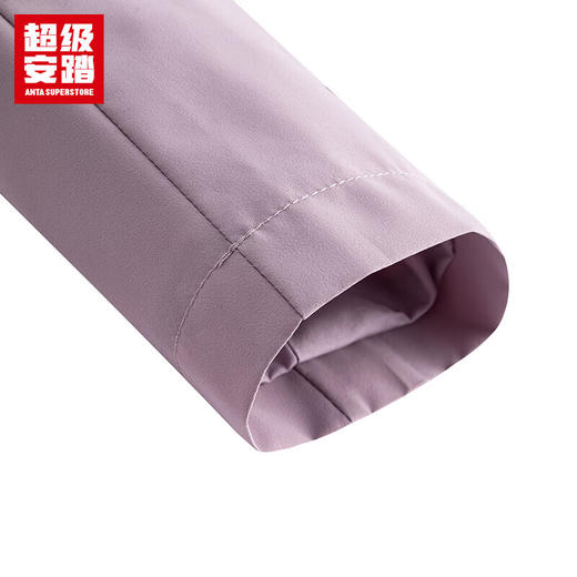 超级安踏防泼水运动外套女士秋季薄款连帽防风夹克外套上衣女162537603U 商品图6