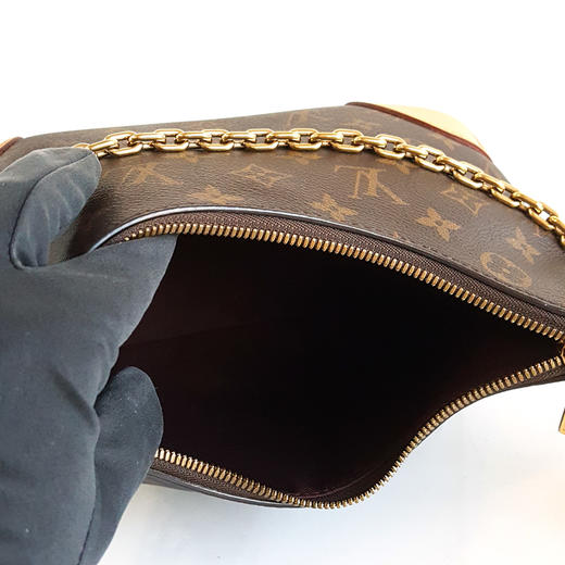 【95新】LV路易威登BoulogneM45832经典老花Boulogne黄牛角单肩斜挎包女士031125AK10 商品图7