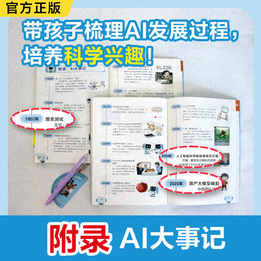 【6-12岁】教孩子用好AI（全1册，带手绘板） 商品图5