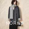 高定款 | NORNS LADY诺恩【赴约大衣】冬季新款双面毛呢外套100%山羊绒围巾外套 H25WS01584  商品缩略图3