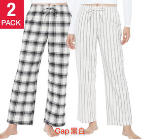 到手价249元 Gap女士全棉阔腿裤2条装 美国代购，无中文标签，介意慎拍