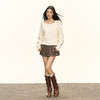 Ariseism 美式复古圆领针织开衫毛衣女秋冬新款上衣 商品缩略图3