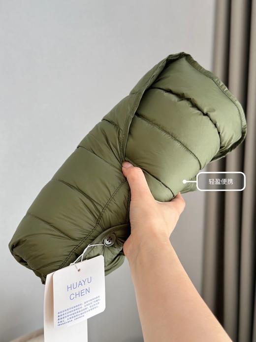 【多妈团购 鸭伯伯·轻盈无领夹克羽绒服AB866】90白鸭绒填充，轻柔、蓬松、柔软!!!比毛衣更保暖、轻盈!内搭保暖，外穿时尚-汉羽 商品图6