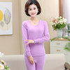 中老年人秋衣秋裤女士纯棉奶奶装妈妈大码保暖内衣套装薄款棉毛衫老年人保暖内衣 商品缩略图1