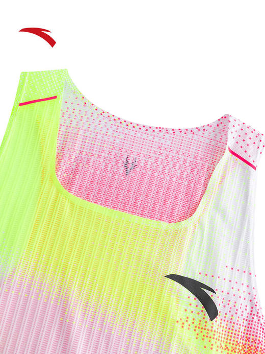 安踏专业跑步运动背心女子速干田径马拉松竞速训练上衣162535101R 商品图2