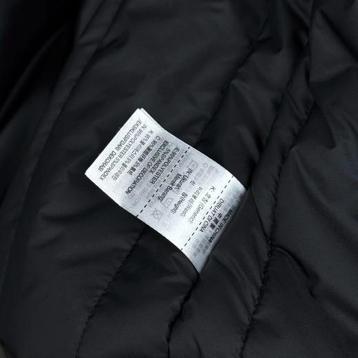 D111945三道杠连帽加厚棉服胸前刺绣logo字母长袖拉链夹克口袋外套 商品图13