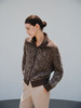 【绞花翻领开衫】羊绒世家秋冬新品女士羊绒混色开衫双拉链针织外套 商品缩略图2