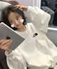 D111915韩系穿搭软糯舒适透气柔软加绒卫衣 商品缩略图2