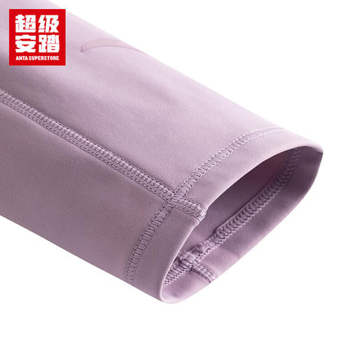 超级安踏运动长袖T恤女士秋季半开拉链高弹修身套头衫上衣162537402U 商品图6