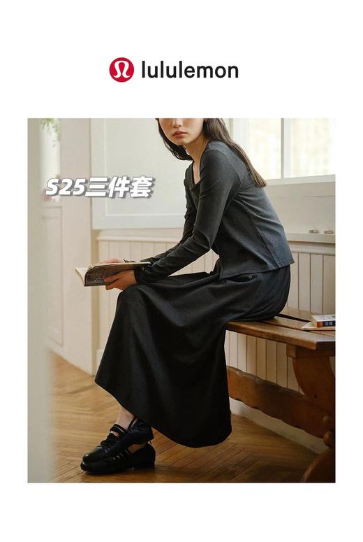 D111965秋季新款糯米裙子吊带外套三件套装 商品图6