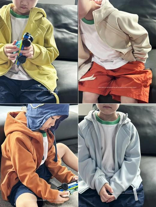 【拍下3-7天发货】【110-170码】儿童纳米防风外套合集 | 圆领/连帽、360G纳米绒面料、四向高弹力、挺括不软塌、轻量又保暖 商品图2