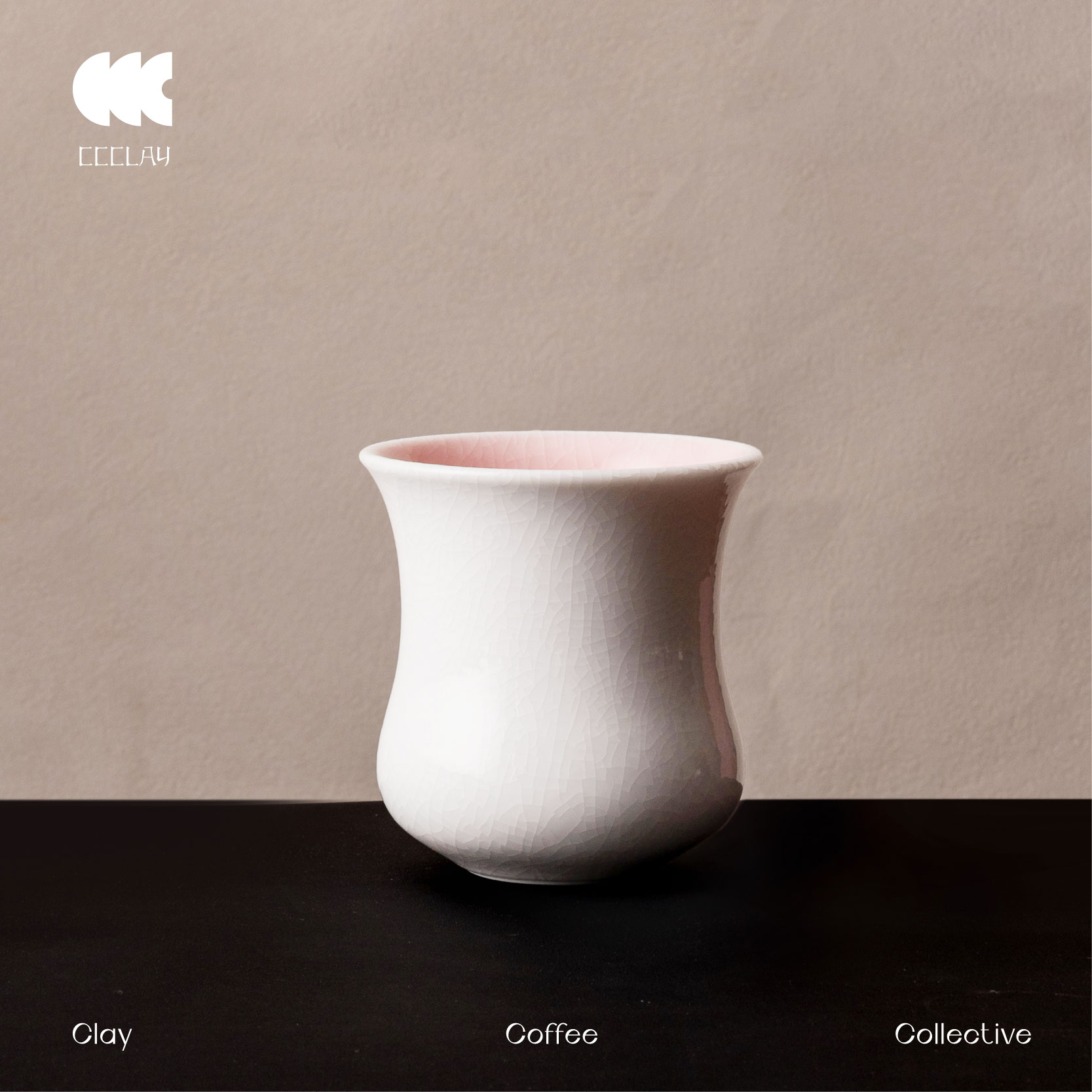 CCCLAY“幻”系列  | 内粉冰裂竞赛杯 ccc咖啡杯咖啡品鉴杯陶瓷杯