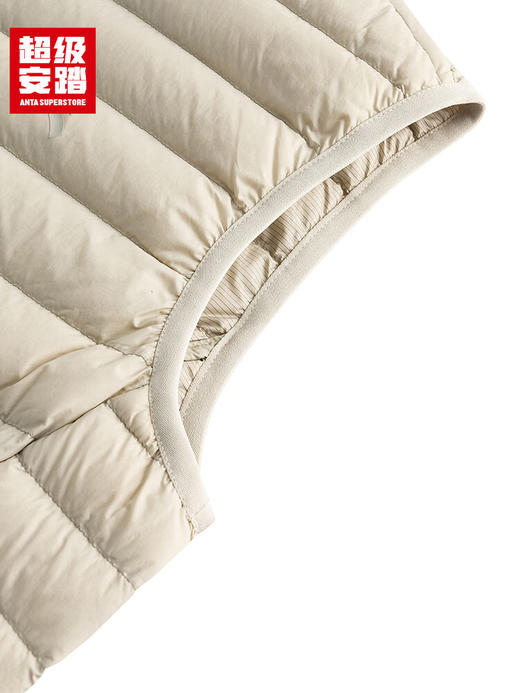 超级安踏轻薄羽绒马甲女士秋冬修身防泼水保暖运动外套162546902U 商品图4