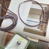九紫离火 天然浓紫色串珠，太太太美了，ji光无瑕，视觉正圆哦！4-5mm，纯银扣（单独项链不含吊坠） 商品缩略图5