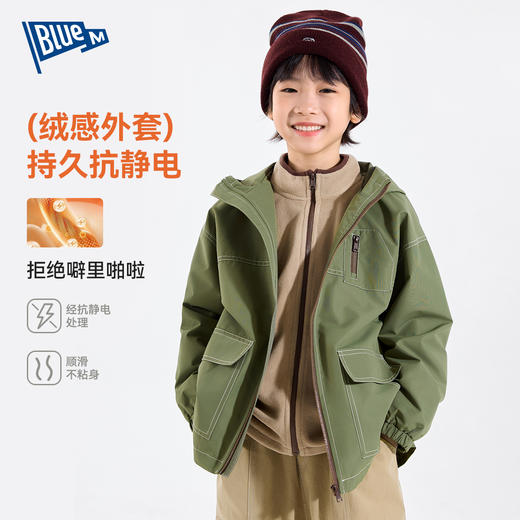 【杜邦三防】儿童外套秋冬男童秋装防水上衣冬季儿童衣服保暖童装Z5CWT123 商品图2