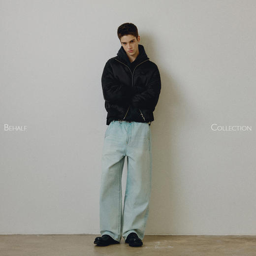 714street高端线 BEHALF 天丝缎面 磁吸纽扣 3M新雪丽 bomber棉服 商品图1