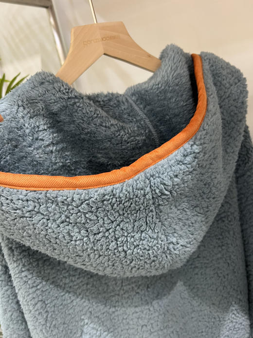 松植屋冬季女款加厚法兰绒睡衣家居服套装 商品图3