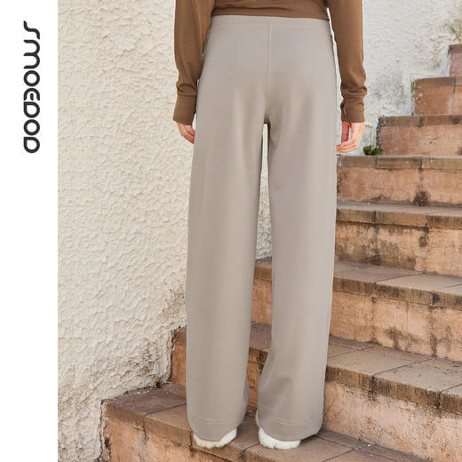 SMOEDOD/水沐伊朵长裤外穿直筒裤阔腿裤秋季休闲裤口袋运动裤6635 商品图2