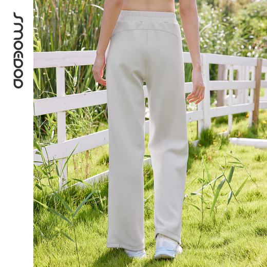 SMOEDOD/水沐伊朵阔腿裤休闲裤显瘦极简风舒适高腰休闲风长裤6650 商品图3