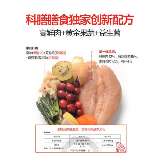 科膳K35新人尝鲜装高鲜肉烘焙猫粮试吃装0软便 商品图3