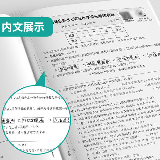 【浙江省】 2026 浙江省小学毕业升学考试试卷精选 语文 商品图3