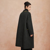 QH921斯尔丽2025新款双面双色宽松廓形慵懒风简洁大方羊毛大衣 商品缩略图4