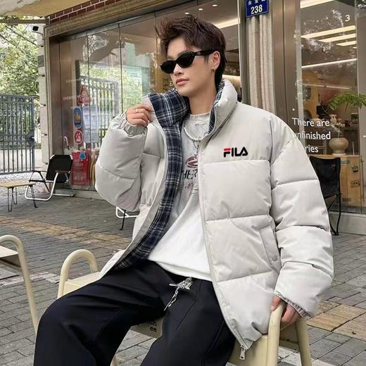 D111928冬季新款男女同款立领休闲百搭羽绒棉服 商品图2