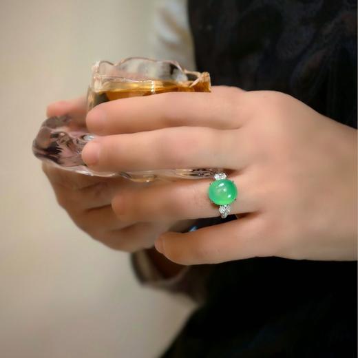 “泓”18k翡翠戒指 商品图4