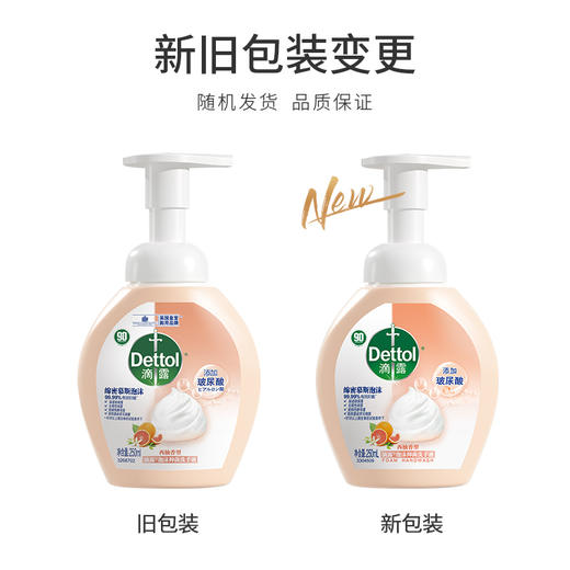 滴露泡沫抑菌洗手液西柚香型250ml 商品图5