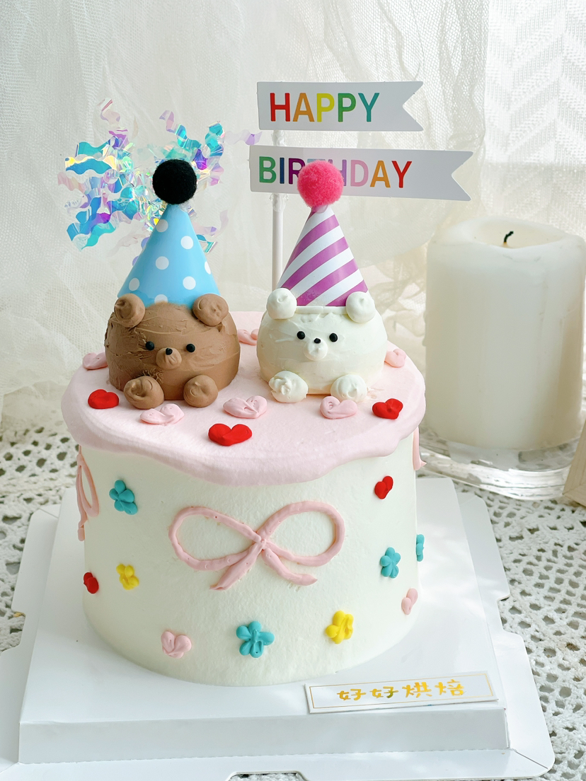 情侣/朋友～小熊🐻（帽子随机）