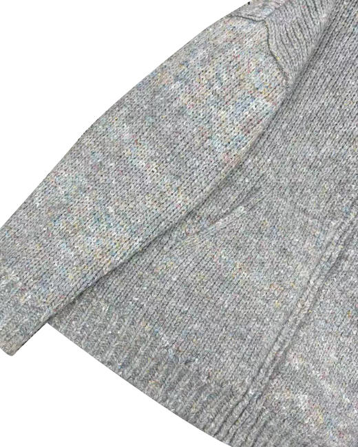 中性款彩色羊毛粗针织毛衣外套hu002 商品图2