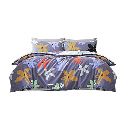 梦洁美颂 磨绒印花四件套 恋青春 商品图9