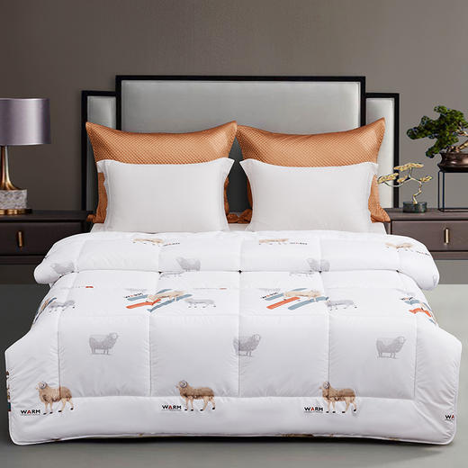 梦洁 暖馨羊毛厚被（2000G） 商品图2