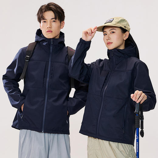 情侣装鹅绒三防冲锋衣 | 防风防水防污 鹅绒填充 保暖锁温 显瘦版型 耐磨耐穿 商品图3