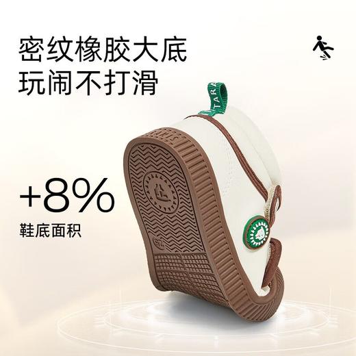 泰兰尼斯童鞋冬季新款311室内鞋女童加绒保暖儿童鞋子板鞋男童幼童T02X4D4950 商品图3