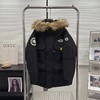 D111960光电子机能四口袋极地工装毛领羽绒服 商品缩略图11