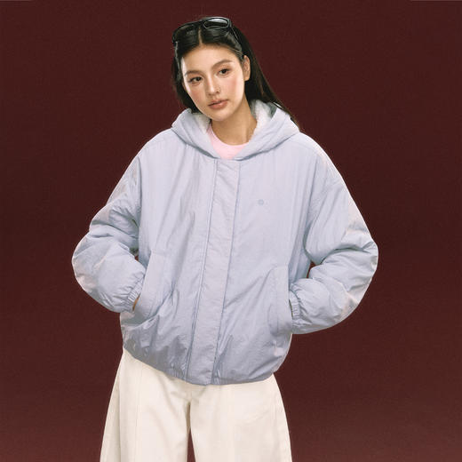 Ariseism 美式复古加厚连帽外套女秋冬新款保暖上衣 商品图0