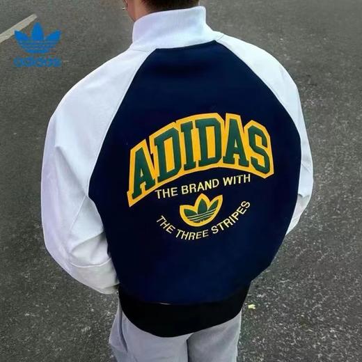 D111959呢子皮机绗棉拼接设计刺绣logo外套夹克 商品图6