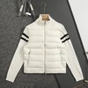 D111935男士拼接针织绗缝羽绒立领夹克外套羽绒服 商品缩略图6