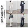 【秋新品-窄版阔腿裤】逸阳莫代尔高腰显瘦垂感百搭休闲直筒裤5832 商品缩略图4