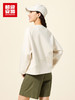超级安踏运动卫衣女士秋季罗纹拼接宽松休闲圆领套头衫上衣162535703U 商品缩略图1